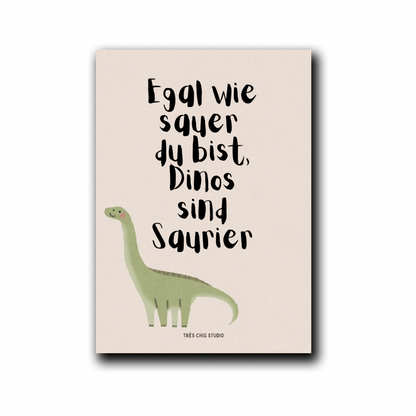 Poster - Dinos sind Saurier