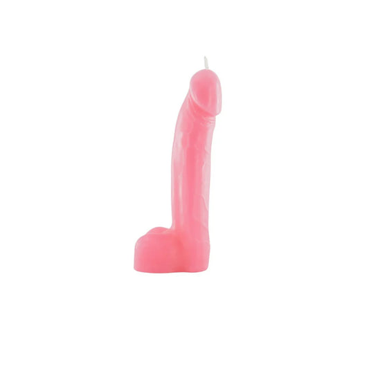 Pinke Penis-Kerze - Your Body, Your Choice