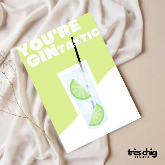 You are GINtastic | Postkarte