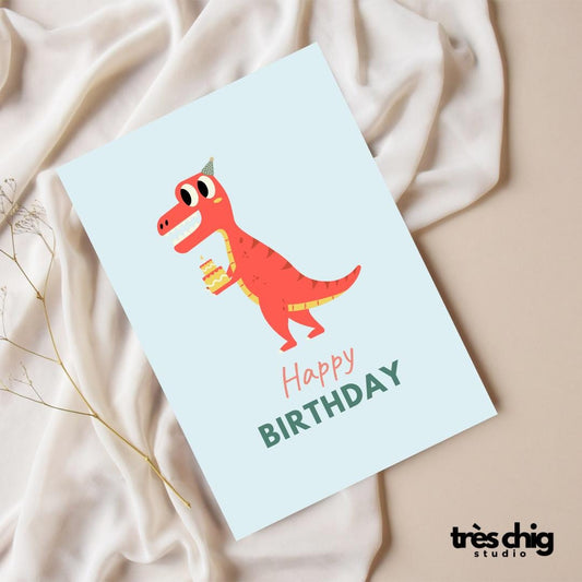 Birthday Dino | Postkarte